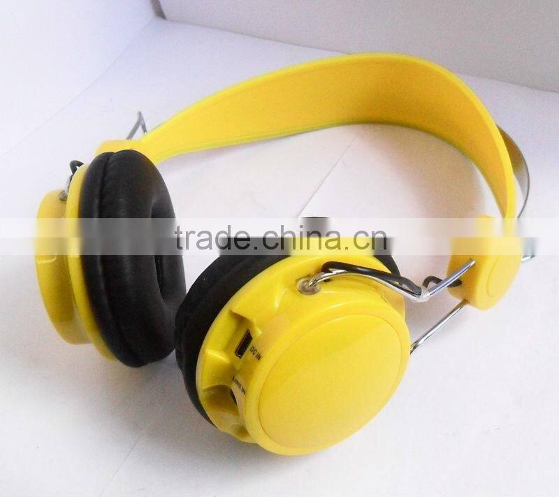 Multifunction memory card TF FM hadphone with MP3 function