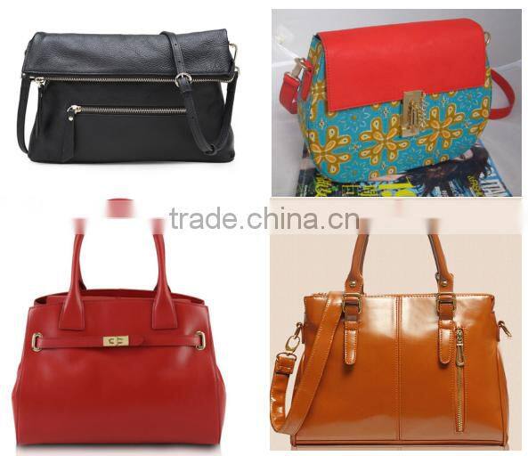 big PU leather lady fashion bag online shop China lady handbags