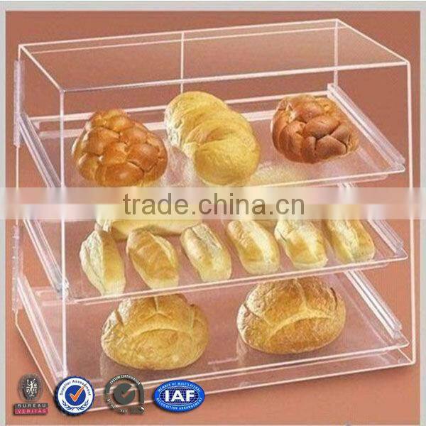 Custom manufacture fry food display rack food plate display stand