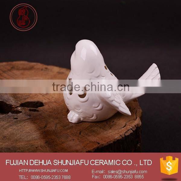 2016 Cute white porcelain tray birds ornaments for modern home Decoration