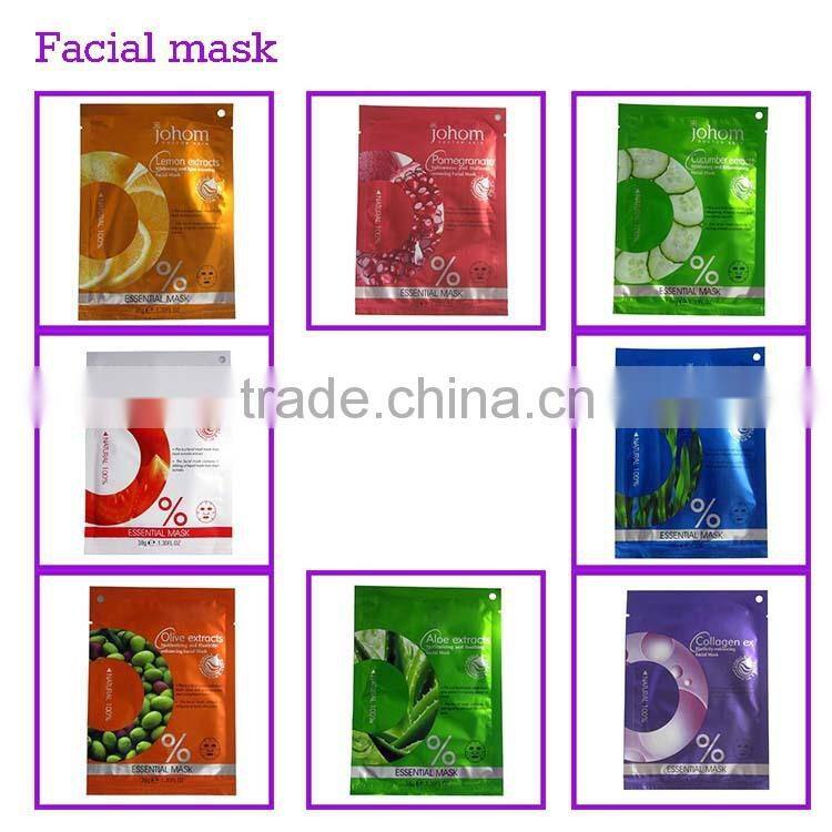 Fruity essence 38g essential oil 100% cotton sheet sleep mask cream