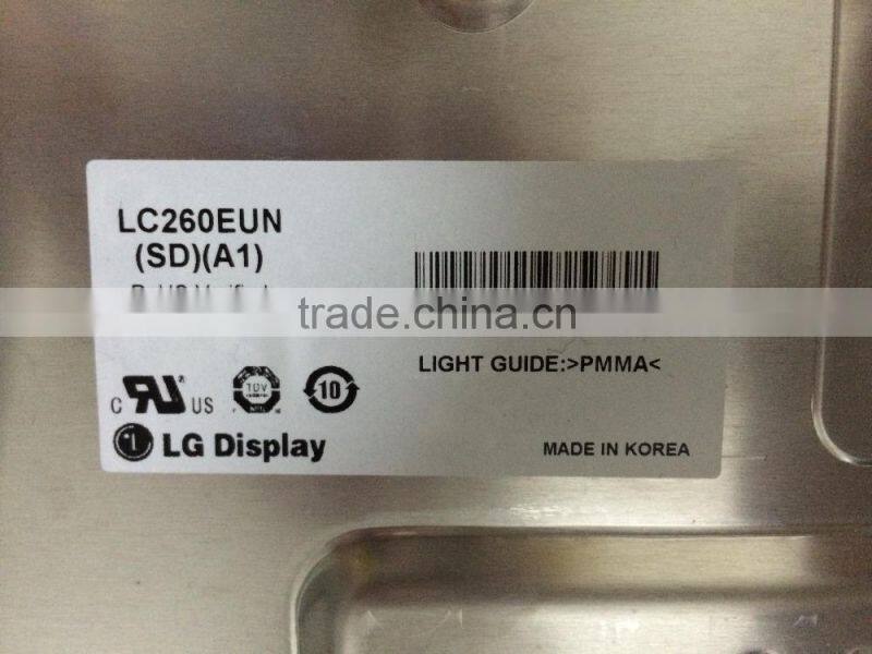 High resolution 26" LG LCD panel LC260EUN-SDA1