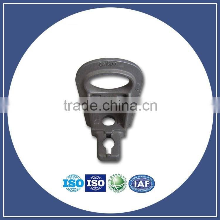 Supply All types of clamps Galvanized steeel ftth cable wedge clamp Cast iron adjustable type Wedge clamp/Power Hardware