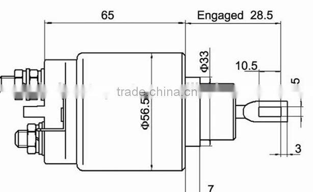 Bosch 12v starter solenoid switch 0331303048
