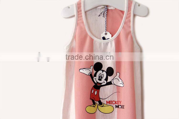 Wholesale sublimation printing tank top for children with your design
