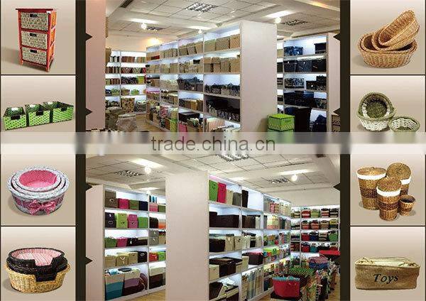 Nature flax S3 toy storage basket wholesale