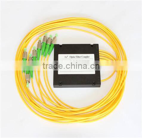 ABS box module plc optical fiber splitter / PLC Optical Fiber Splitter FC/APC Conector, ABS Housing