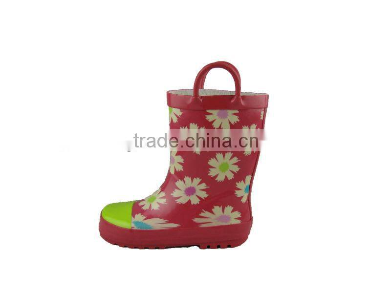 Toddler Girls and boys rubber rain boots