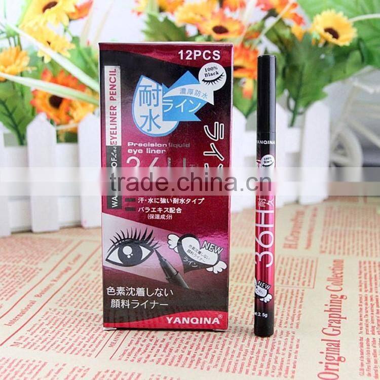 Yanqina waterproof delicate liquid eyeliner pen comestics eyeliner pencil