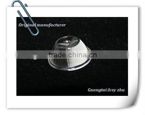 30mm 5W led glass lens Reflector with small view angle 30degree