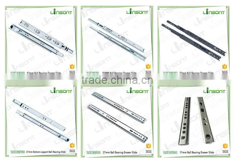 Best price 45mm stainless steel ball bearing slide rails track furniture drawer slides