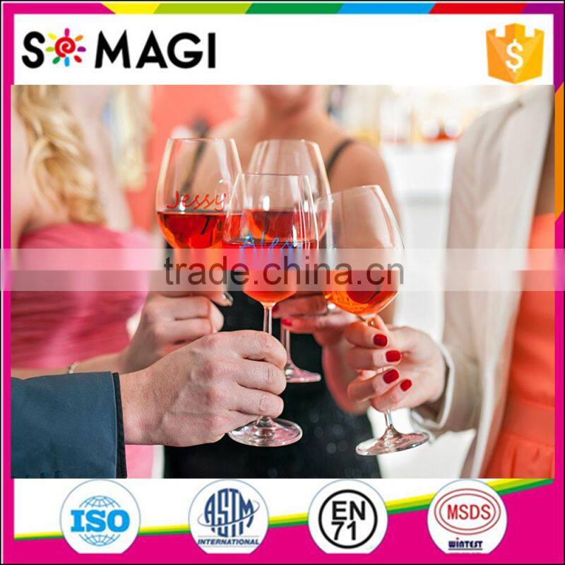 Premium Liquid Chalk And Ideal Food Grade Ink Wine Glass Marker 8pack Best Alternative To Wine Charms