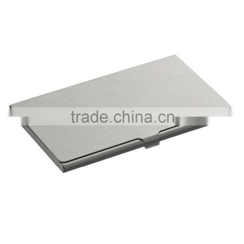 2016 new Fashion Creative Aluminum Holder Metal Box Cover Credit Business Card Wallet