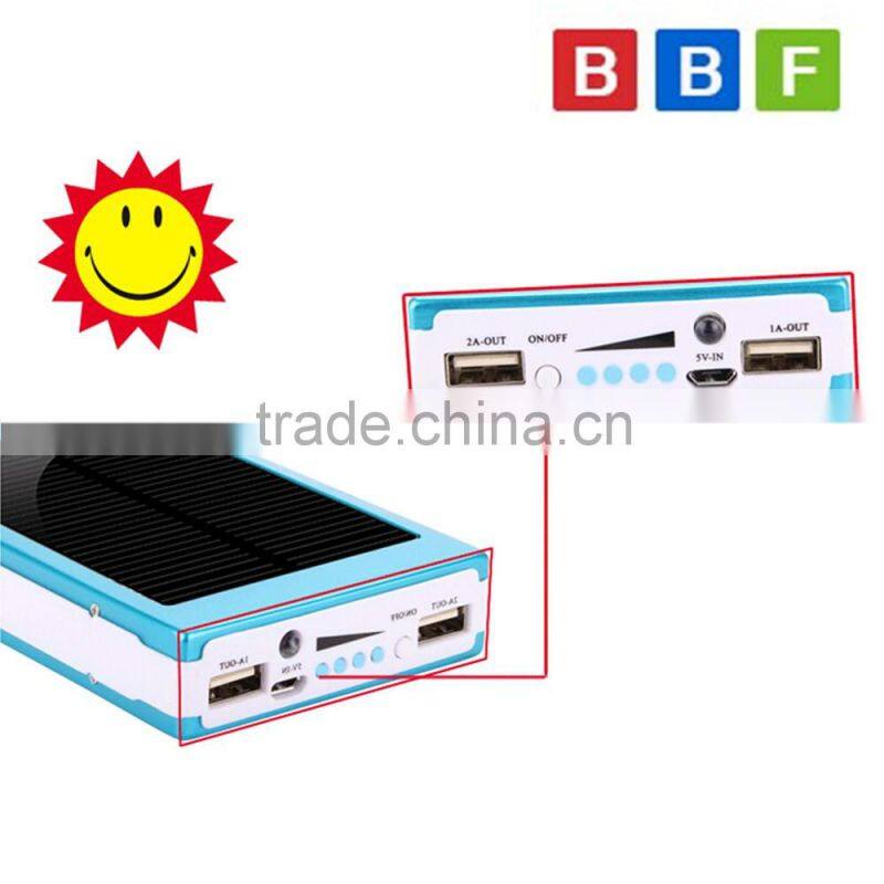 Smartphone Solar External Battery Power Bank For iPhone6 6Plus 5 5S