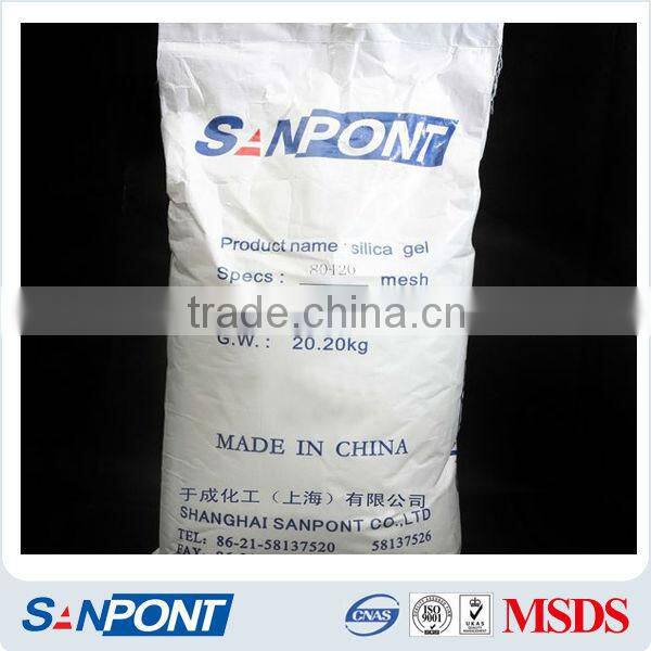 SANPONT Neutral multi purpose Industrial Grade Column Chromatography Silica Gel Lamina Chromatography