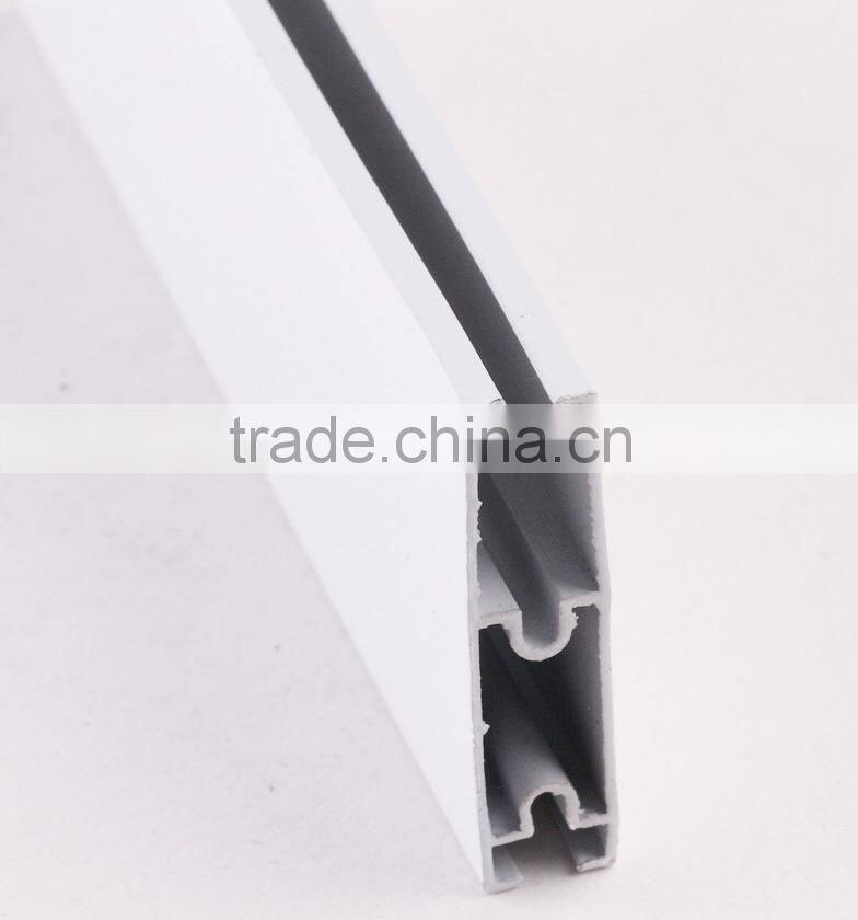 roller blinds down swing rail