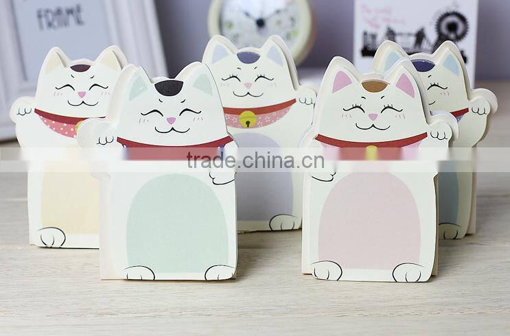 custom note pad with cat in good quality