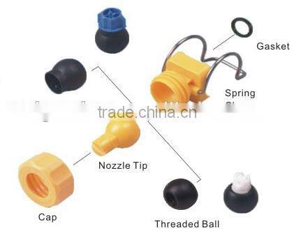 water spray clip nozzle,clamp jet nozzle,pp adjustable ball nozzle