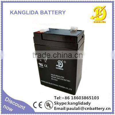6V 4AH rechargeable sealed lead acid battery for LED lantern