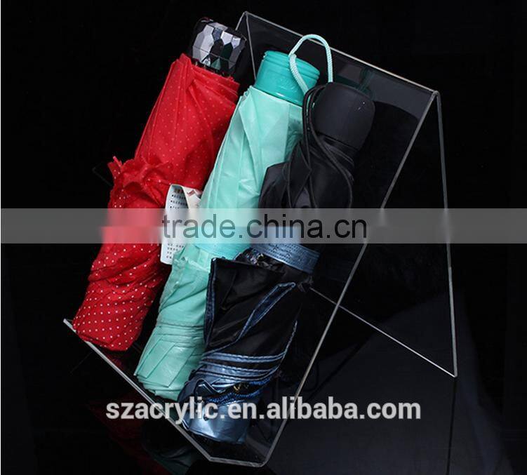 Acrylic umbrella display umbrella holder stand/rack