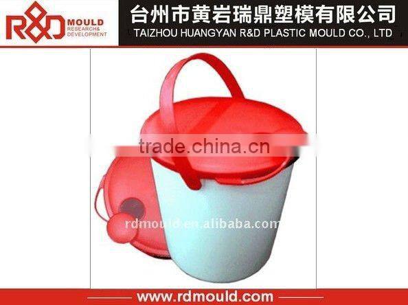 plastic injection pail bucket mould