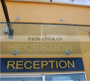 Quality 15 years of experience of strength assurance stainless steel glass awning canopy fitting