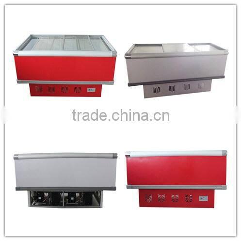 CE certification Grocery wholesale island chest freezer
