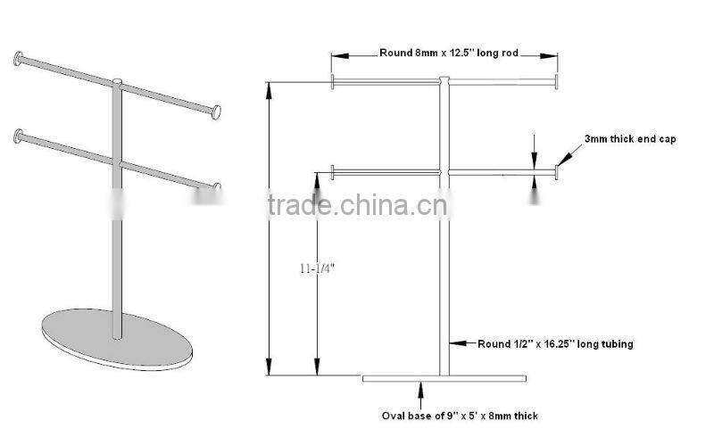 Bracelet and Necklace stand/ Jewelry display stand for shop fitting/ Jewelry holders