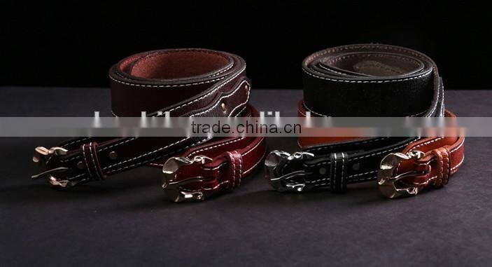Men's leather belt men genuine leather belt alloy pin buckle man belt