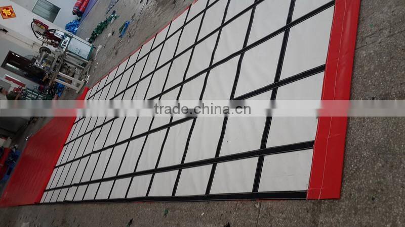 Super Quality Fire Retardant Waterproof Truck Side Curtains Tarpaulin, Durable Printed Container Side Curtain Tarpaulin