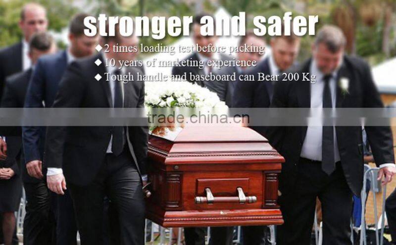 cheap American paulounia wood casket