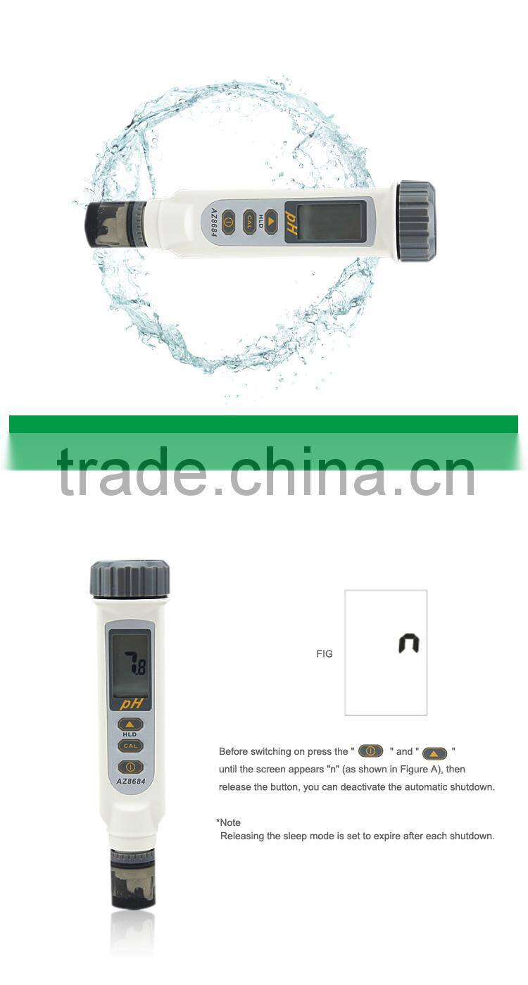 AZ8684 Pocket Size Water Analysis Meter PH Sensor PH Pen
