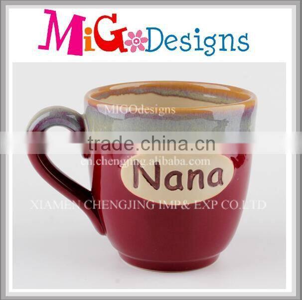 Factory Produce Nana Stoneware Ember Color Mug