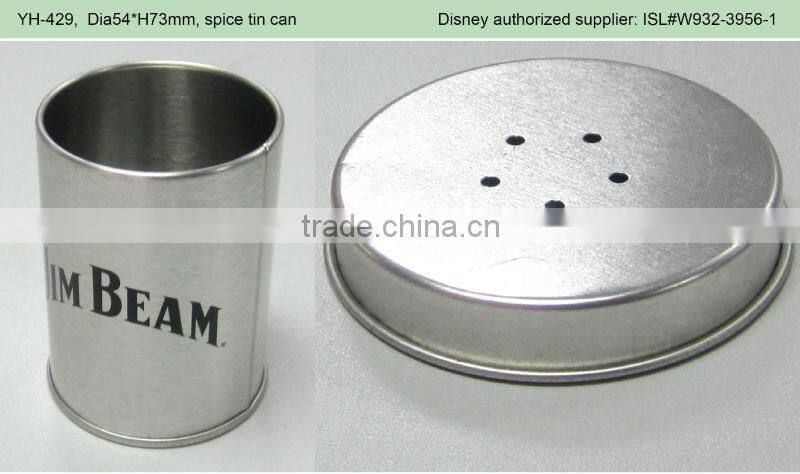 tin spice containers