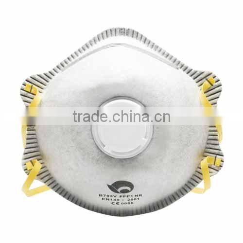 nonwoven dust proof N95 valved face mask