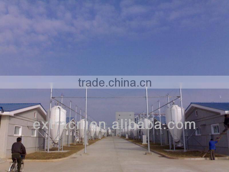 Fiberglass silo for layer feeding equipment