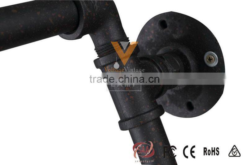 Manufacture Contorted Sconce vintage hallway edison industrial pipe wall lamp light wall sconce