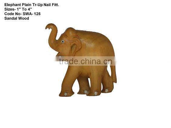 elephant wood carving sculpture