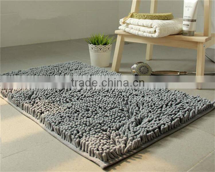 custom polyester microfiber shaggy bathroom rug
