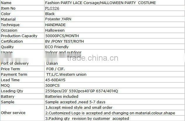 LACE ACRYLIC STONE AND FEATHER PARTY CORSAGE