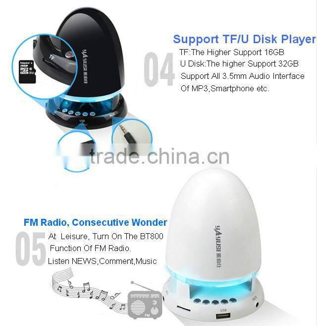 Built-In Rechargeable And Hand Freee Call FM Portable Wireless Speaker