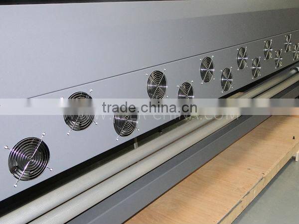 Popular 3.2m WER P3208 heavy duty large format solvent printer, polaris print heads solvent printer