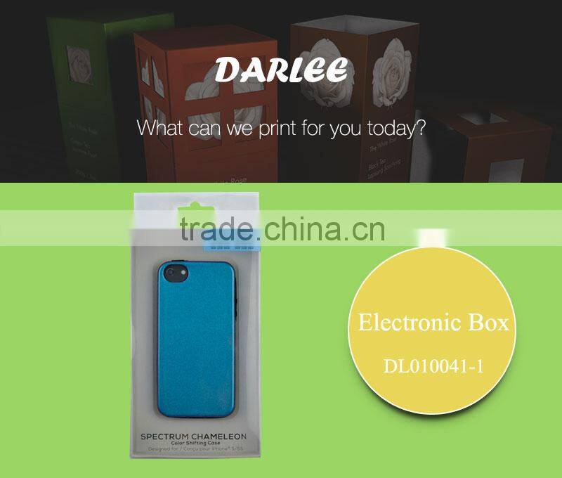 Wholesale best price clear clamshell plastic packaging box for cell phone case