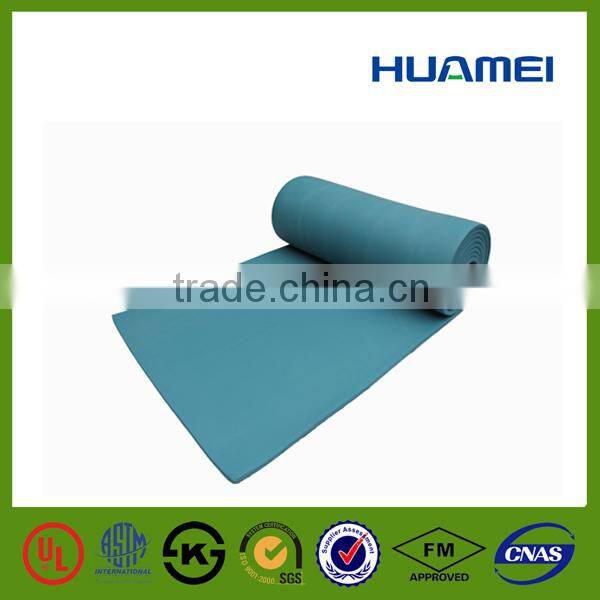 Low temperature rubber foam insulation sheet