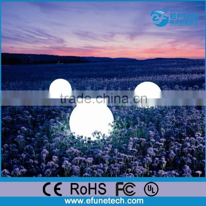 wireless control battery operated IP65 waterproof color changing indoor outdoor led glowing ball