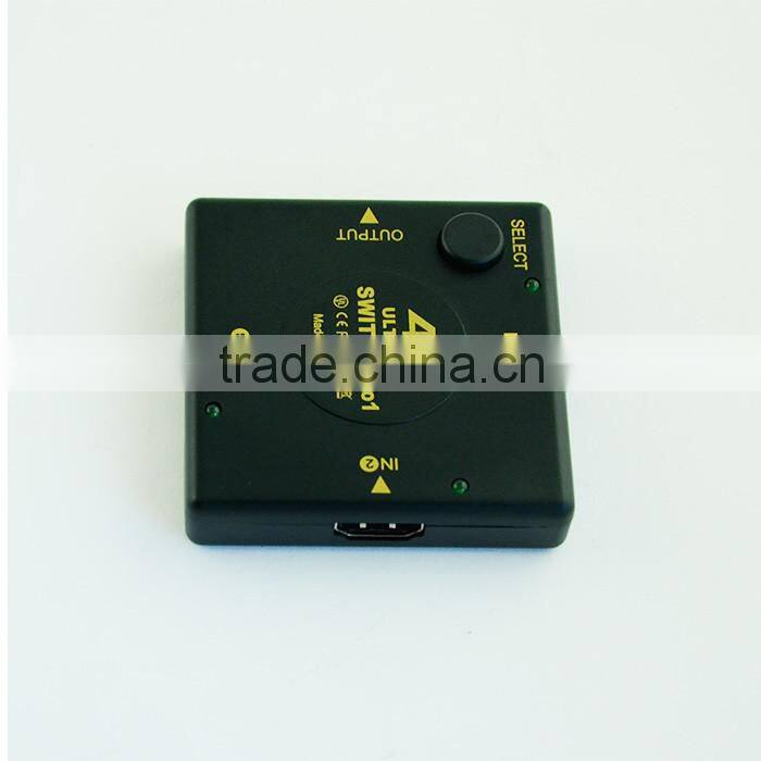 3 in 1 out 4K Ultra HD HDMI Switch Switcher Splitter Converter