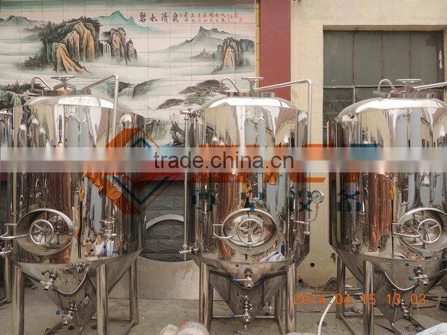 red copper beer brewing equipment with CE&ISO