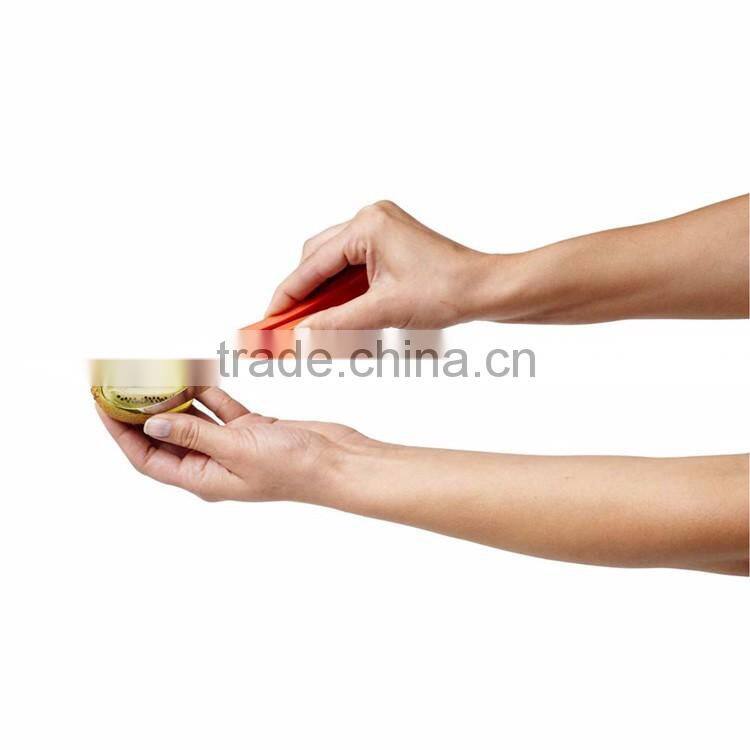 Colorful Folding Ice Cream Steel Peeler Metal Fruit Scoop