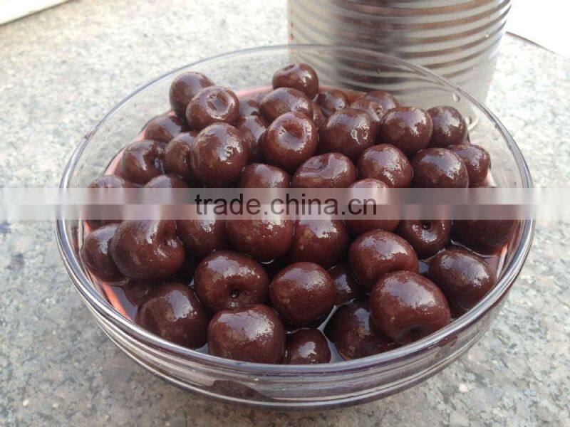 Factory price Black Canned Cherry without stem, unpitted