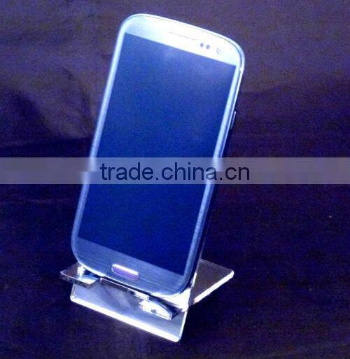 Hot selling acrylic iphone HTC Samsung phone display holder stand